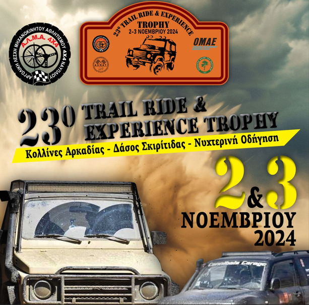 23ο TRAIL RIDE & EXPERIENCE: Άνοιξαν οι δηλώσεις συμμετοχής